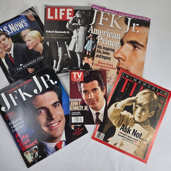 Vintage Bundle of 6 Magazines Covering The Life of JFK Jr. - Picture 1 of 8